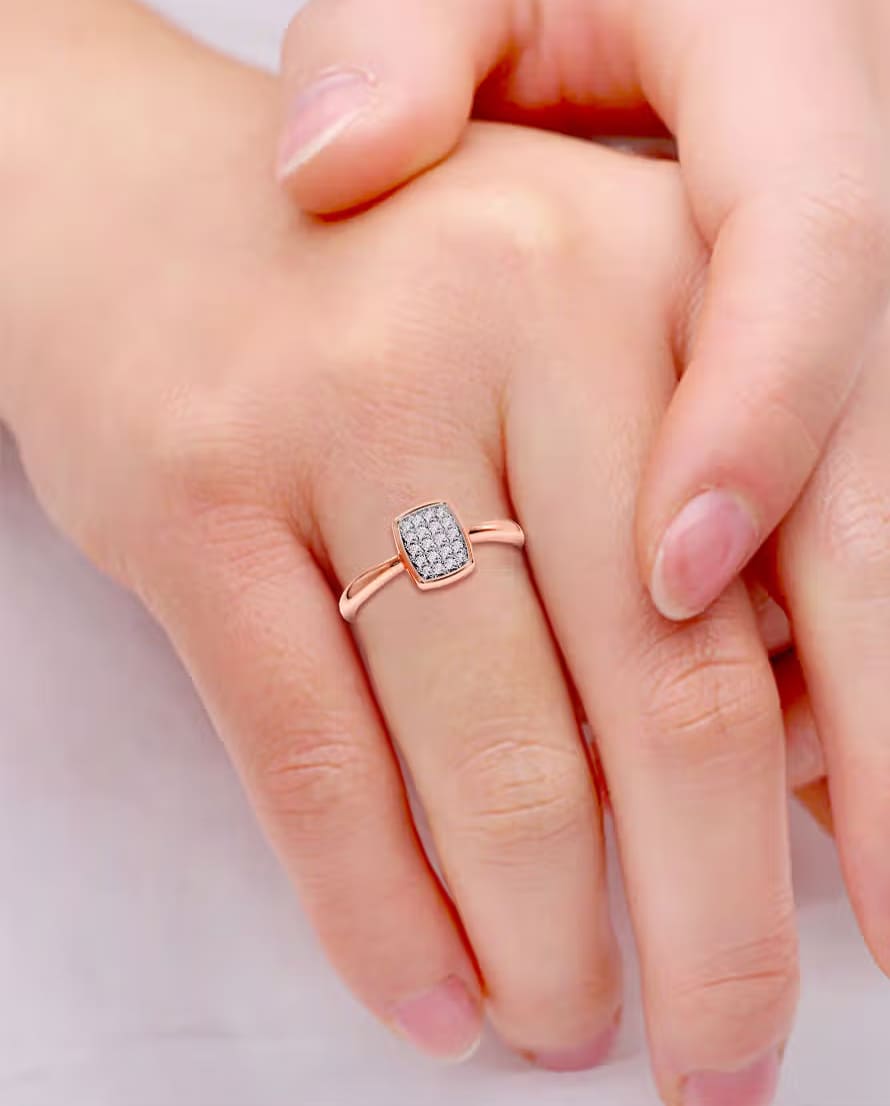 Aashika Diamond Ring- Buy Mongo-Themed jewelry Online | mongo