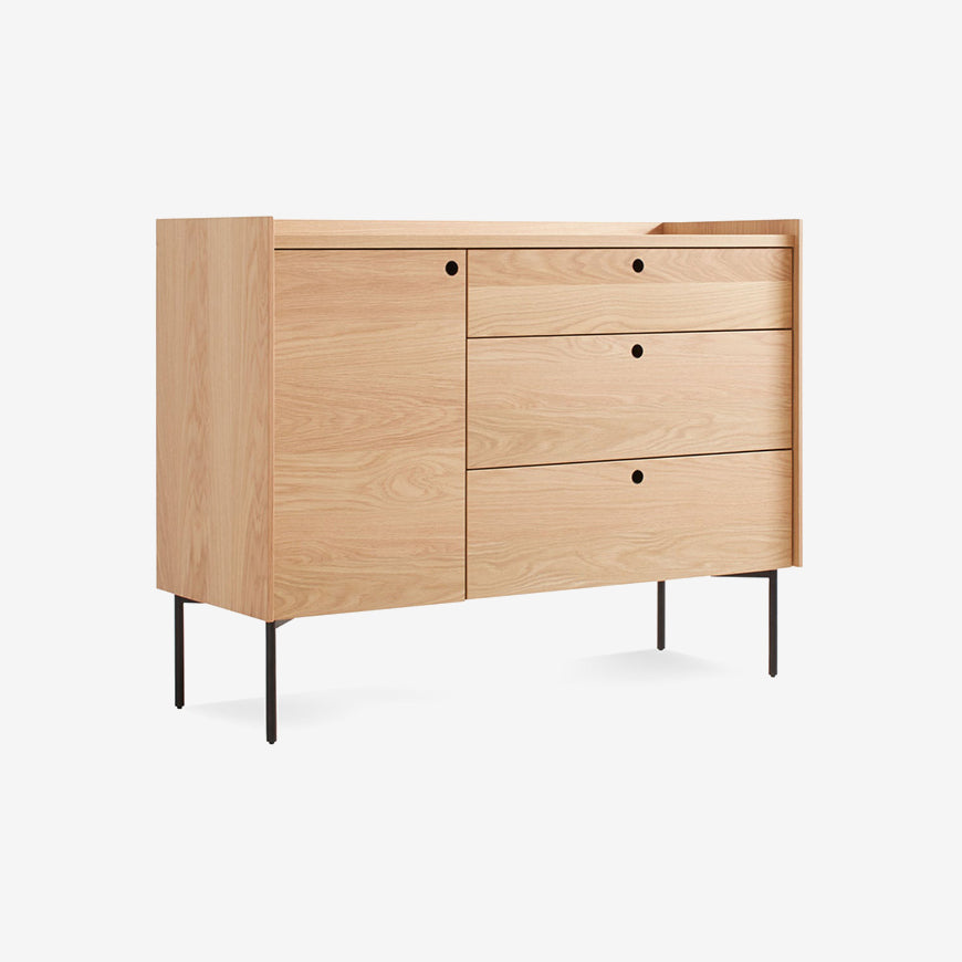 Peek 1 Door 3 Drawer Credenza- Buy Mongo-Themed furniture Online | mongo