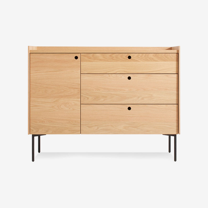 Peek 1 Door 3 Drawer Credenza- Buy Mongo-Themed furniture Online | mongo