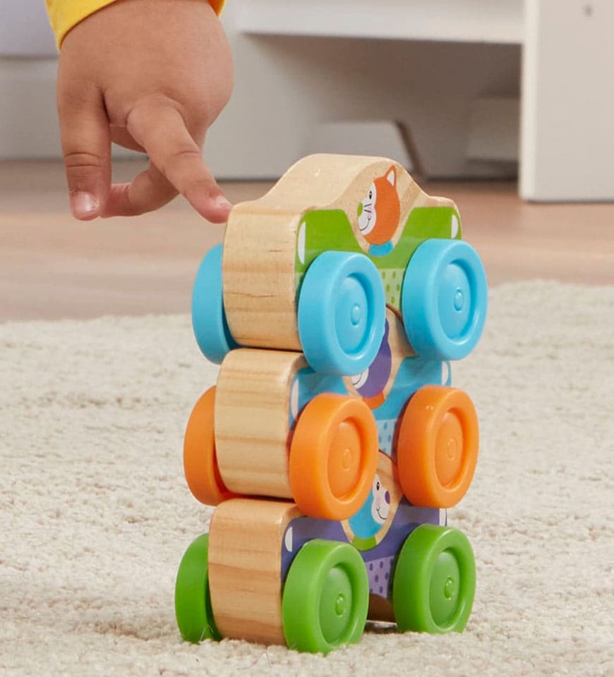 Wooden animal stacking cars - Buy Mongo-Themed Kids toys Online | mongo