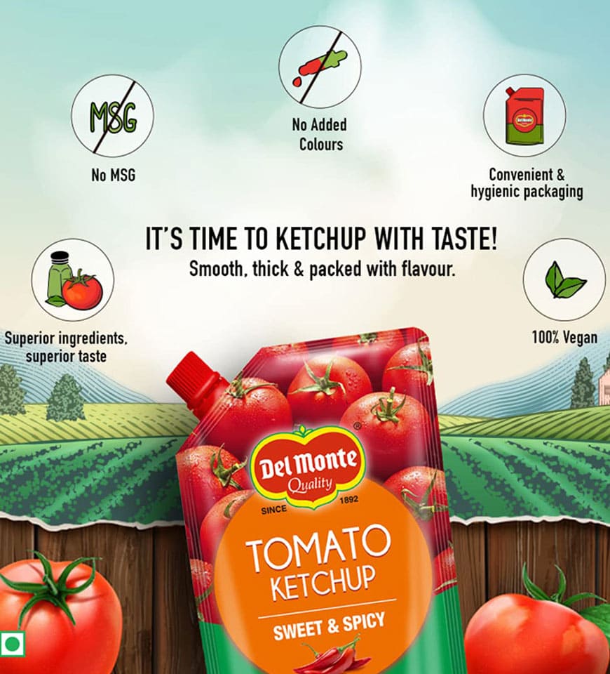 Tomato Ketchup Sweet and Spicy- Buy Mongo-Themed grocery Online | mongo