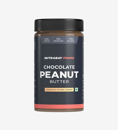 Nutrabay Foods Chocolate Peanut Butter - Buy Mongo-Themed gym fitness Online | mongo