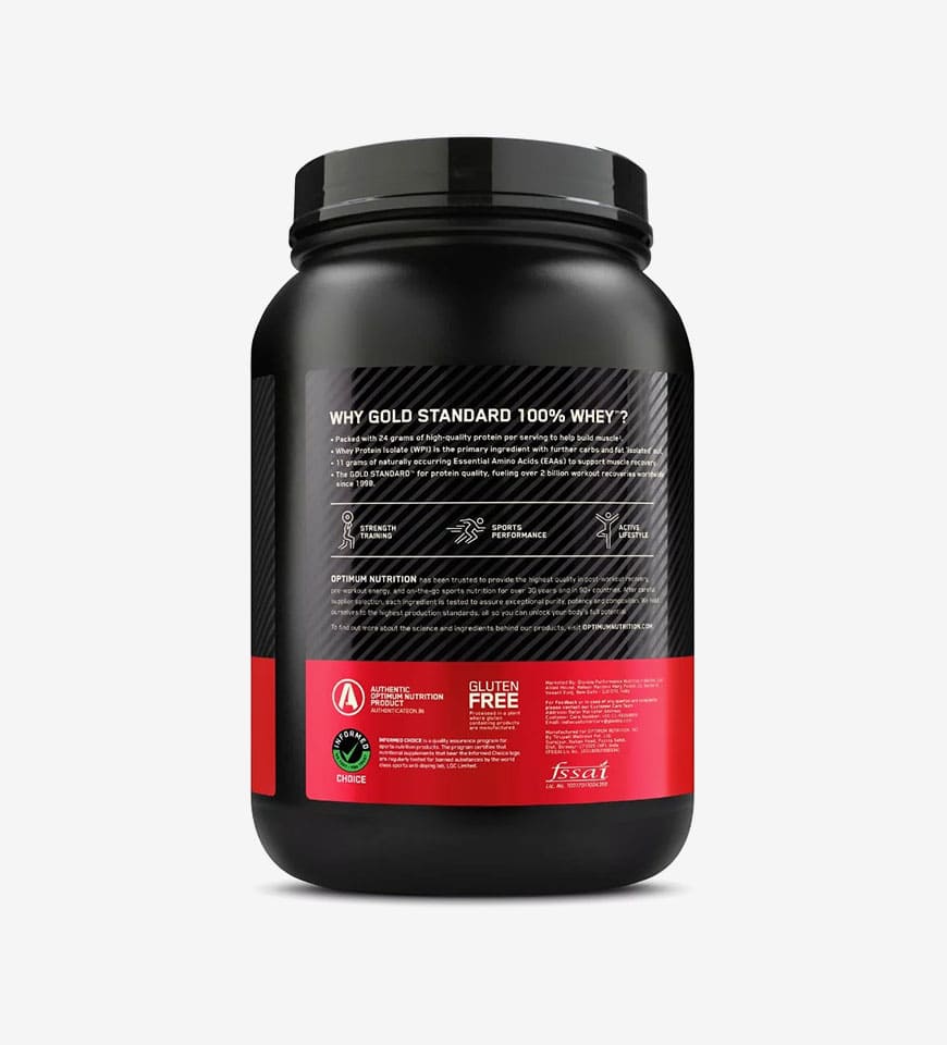 Optimum Nutrition Gold Standard 100 Whey Protein Powder- Buy Mongo-Themed gym fitness Online | mongo