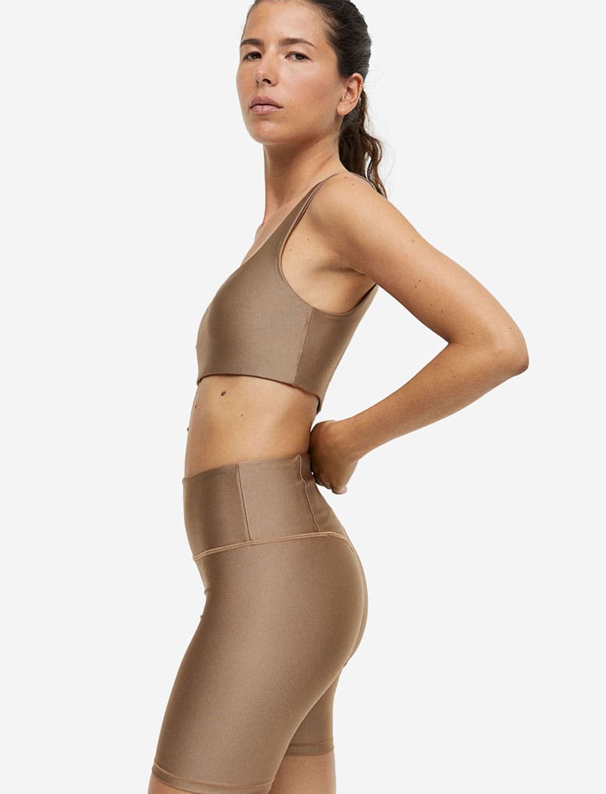 High Shine Biker shorts- Buy Mongo-Themed yoga fashion Online | mongo