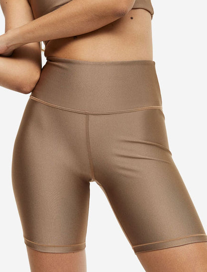 High Shine Biker shorts- Buy Mongo-Themed yoga fashion Online | mongo