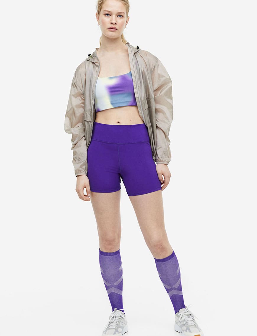 High Waist Sports Shorts- Buy Mongo-Themed yoga fashion Online | mongo