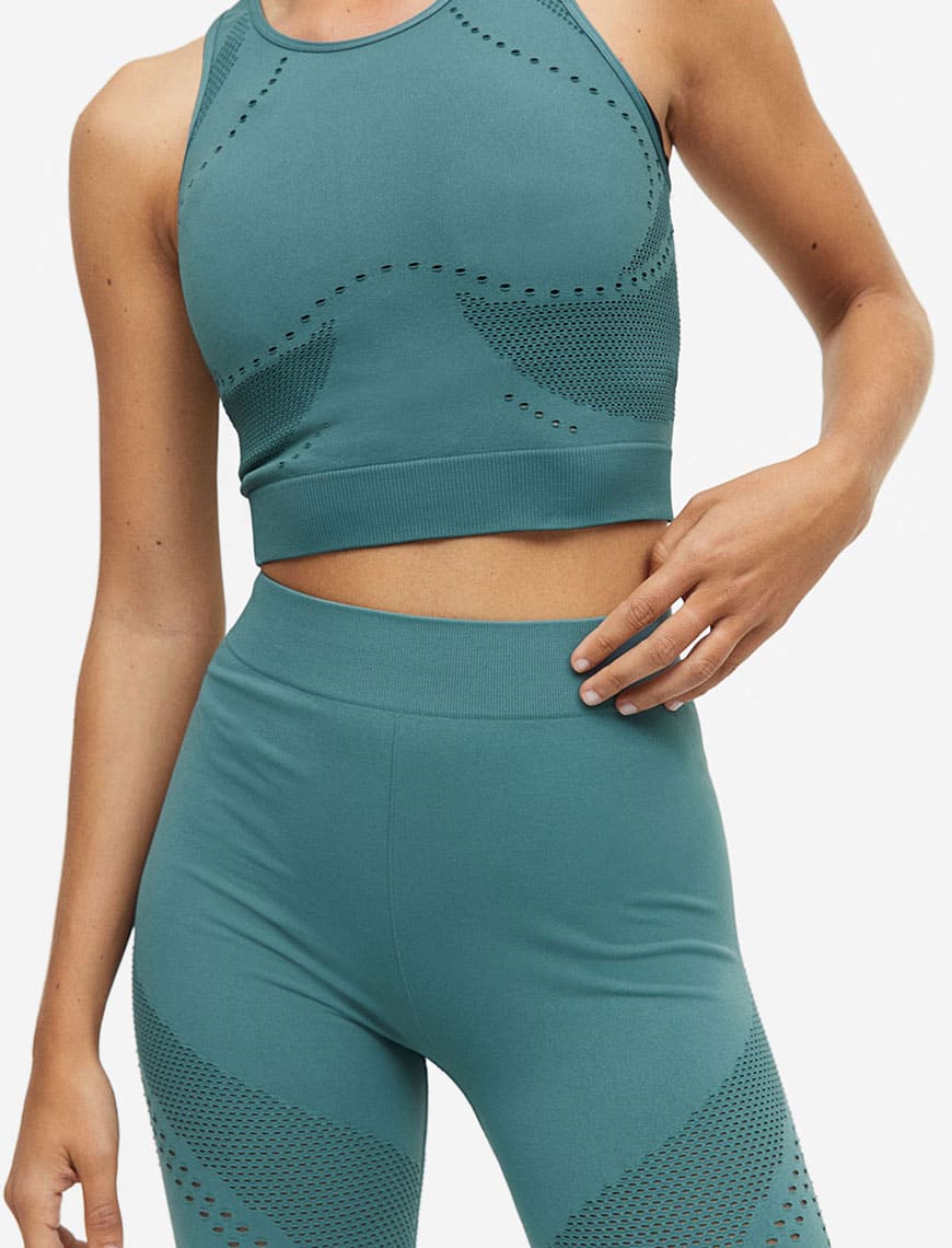 Seamless Cropped Sports Top- Buy Mongo-Themed yoga fashion Online | mongo