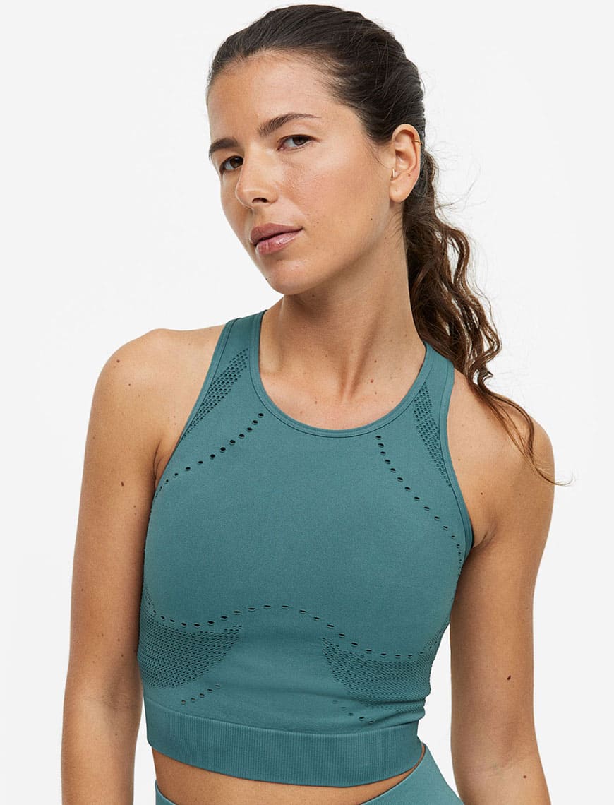 Seamless Cropped Sports Top- Buy Mongo-Themed yoga fashion Online | mongo