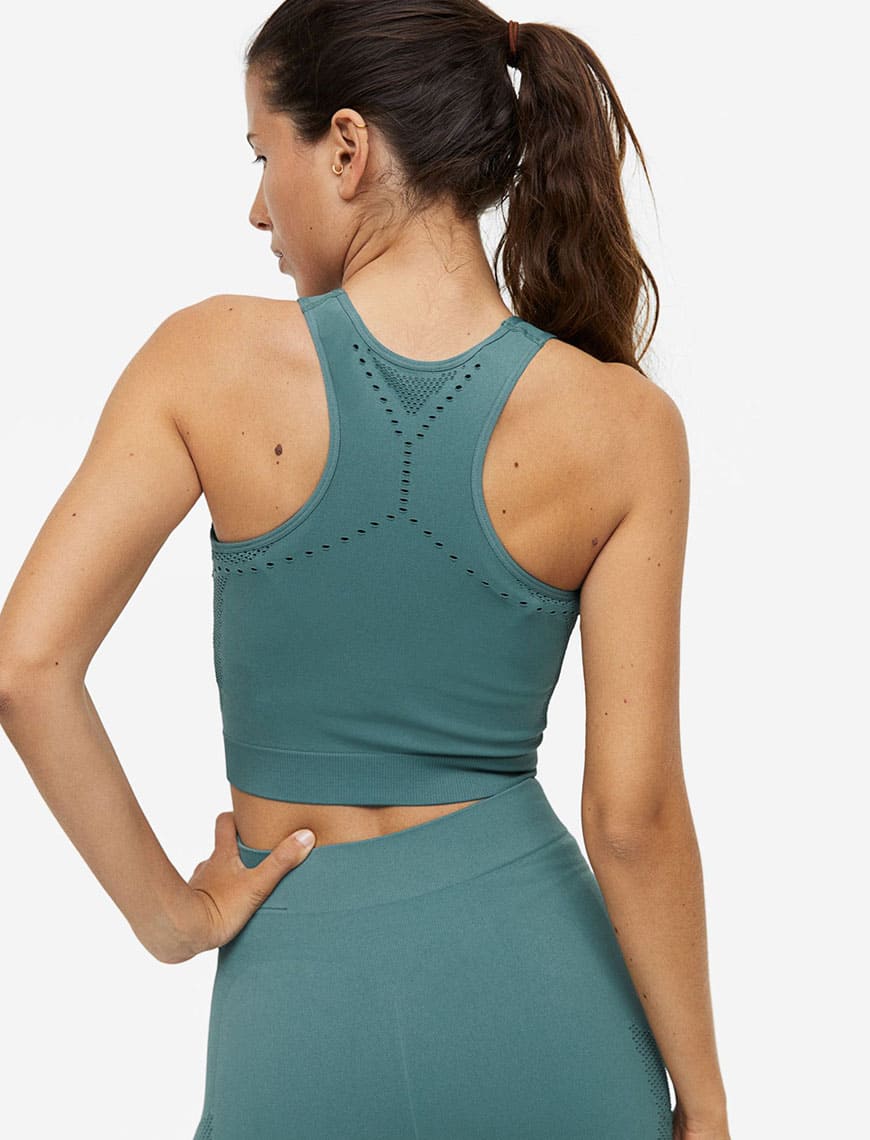 Seamless Cropped Sports Top- Buy Mongo-Themed yoga fashion Online | mongo