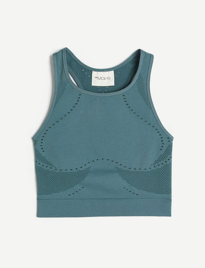 Seamless Cropped Sports Top- Buy Mongo-Themed yoga fashion Online | mongo