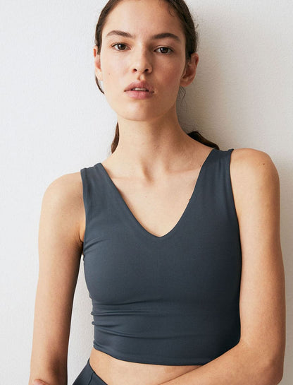 Medium Support Sports Bra- Buy Mongo-Themed yoga fashion Online | mongo
