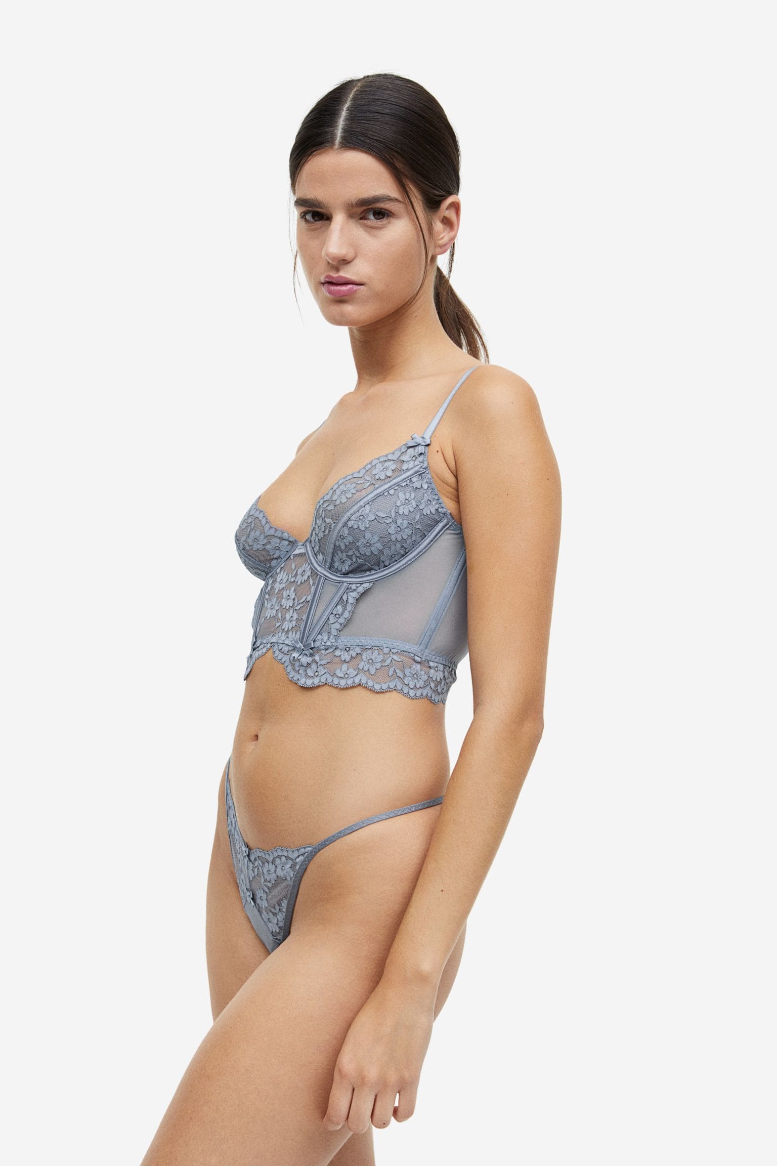 Non-padded lace bustier- Buy Mongo-Themed lingerie Online | mongo