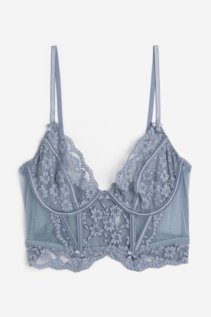 Non-padded lace bustier- Buy Mongo-Themed lingerie Online | mongo