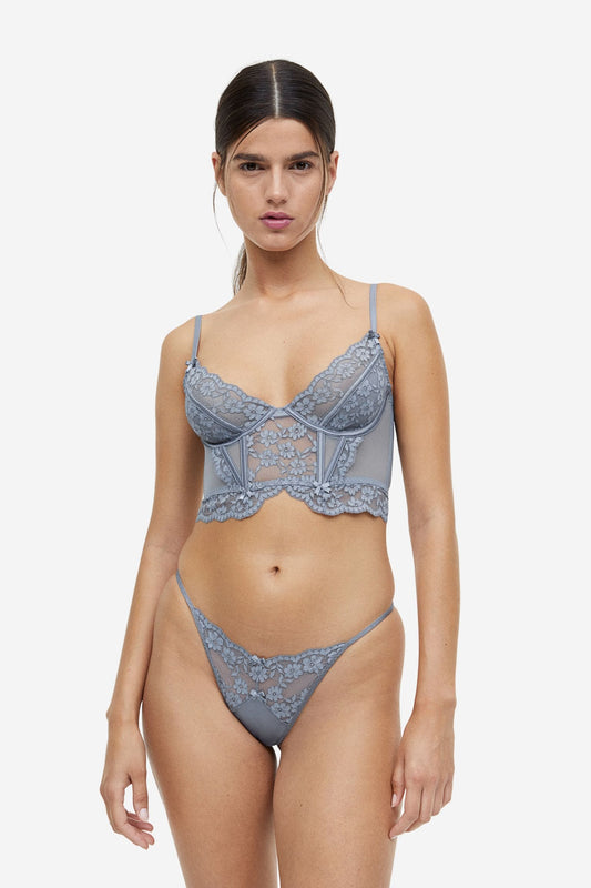 Non-padded lace bustier- Buy Mongo-Themed lingerie Online | mongo