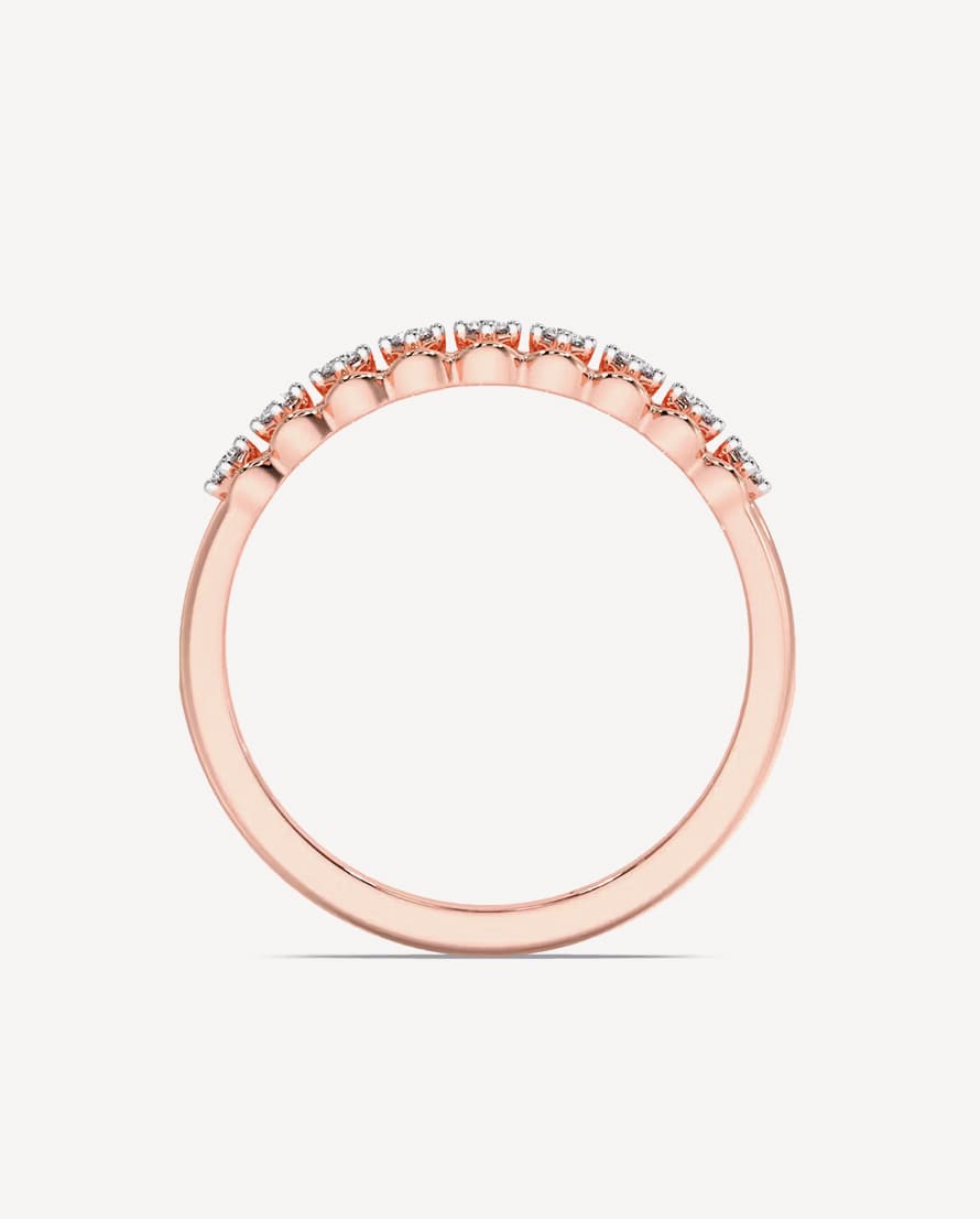 Half Eternity Diamond Ring- Buy Mongo-Themed jewelry Online | mongo