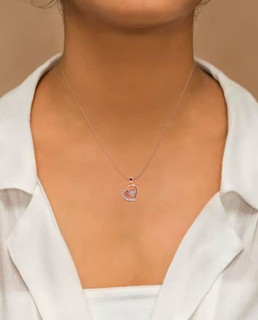 Hearts V.Day Miracle Plate Diamond Pendant- Buy Mongo-Themed jewelry Online | mongo