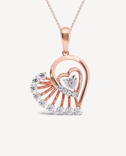 Hearts V.Day Miracle Plate Diamond Pendant- Buy Mongo-Themed jewelry Online | mongo