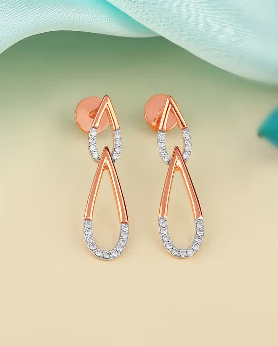 Ikshita Diamond Earrings- Buy Mongo-Themed jewelry Online | mongo