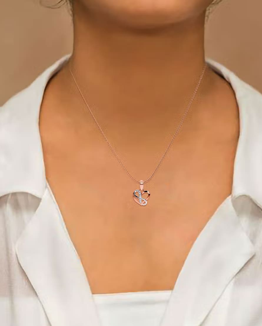 Immortal Love V.Day Diamond Pendant- Buy Mongo-Themed jewelry Online | mongo
