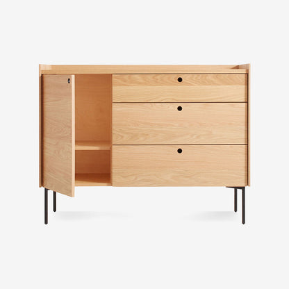 Peek 1 Door 3 Drawer Credenza- Buy Mongo-Themed furniture Online | mongo