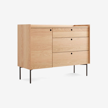 Peek 1 Door 3 Drawer Credenza- Buy Mongo-Themed furniture Online | mongo