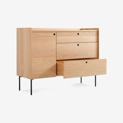 Peek 1 Door 3 Drawer Credenza- Buy Mongo-Themed furniture Online | mongo
