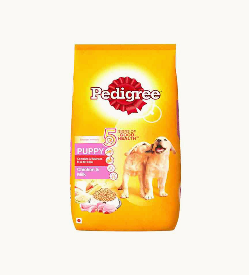 Pedigree Puppy, Chicken and Milk Dry Dog Food- Buy Mongo-Themed Pet food Online | mongo