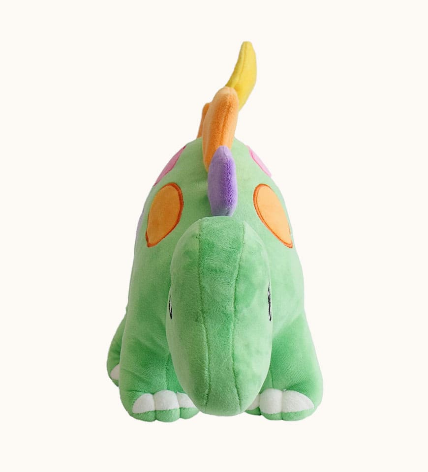 Green plush stuffed dinosaur soft toy- Buy Mongo-Themed Kids toys Online | mongo