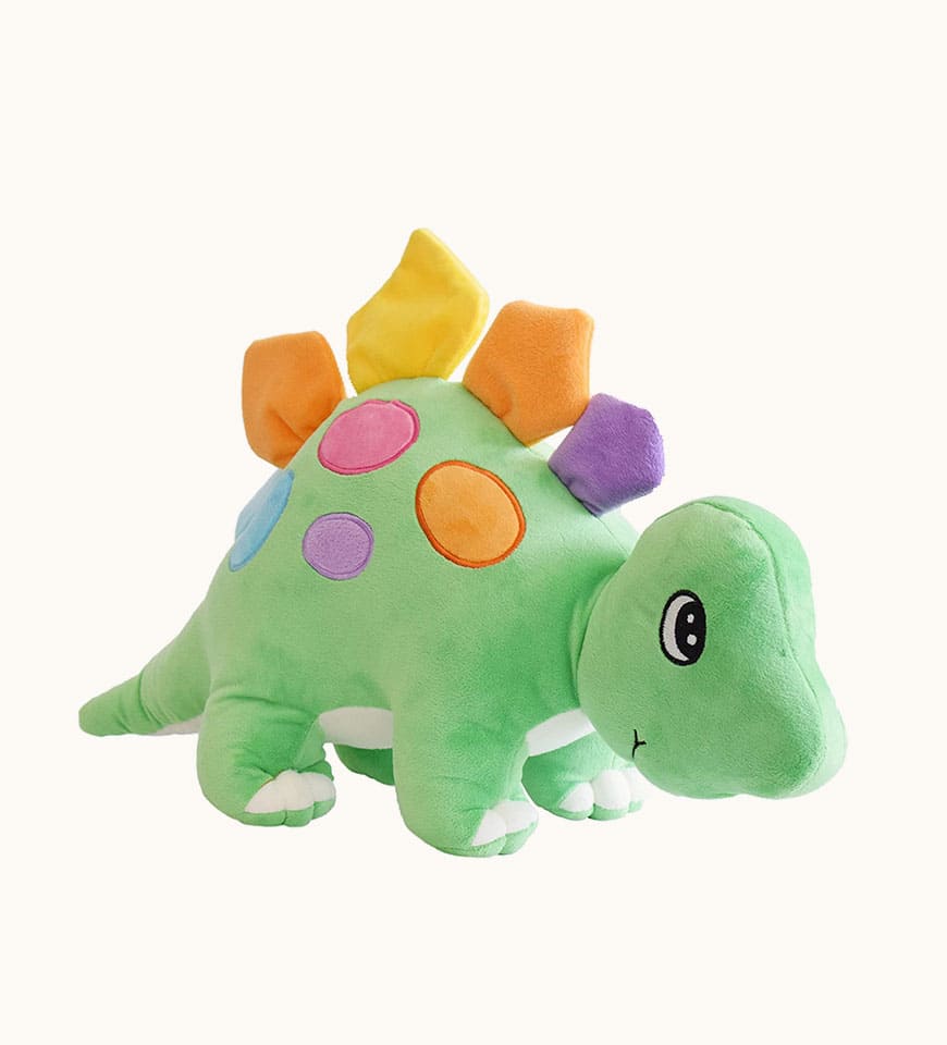 Green plush stuffed dinosaur soft toy- Buy Mongo-Themed Kids toys Online | mongo