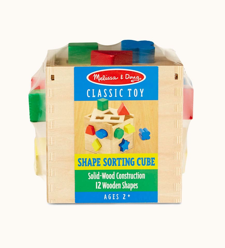 Shape sorting cube classic toy- Buy Mongo-Themed Kids toys Online | mongo