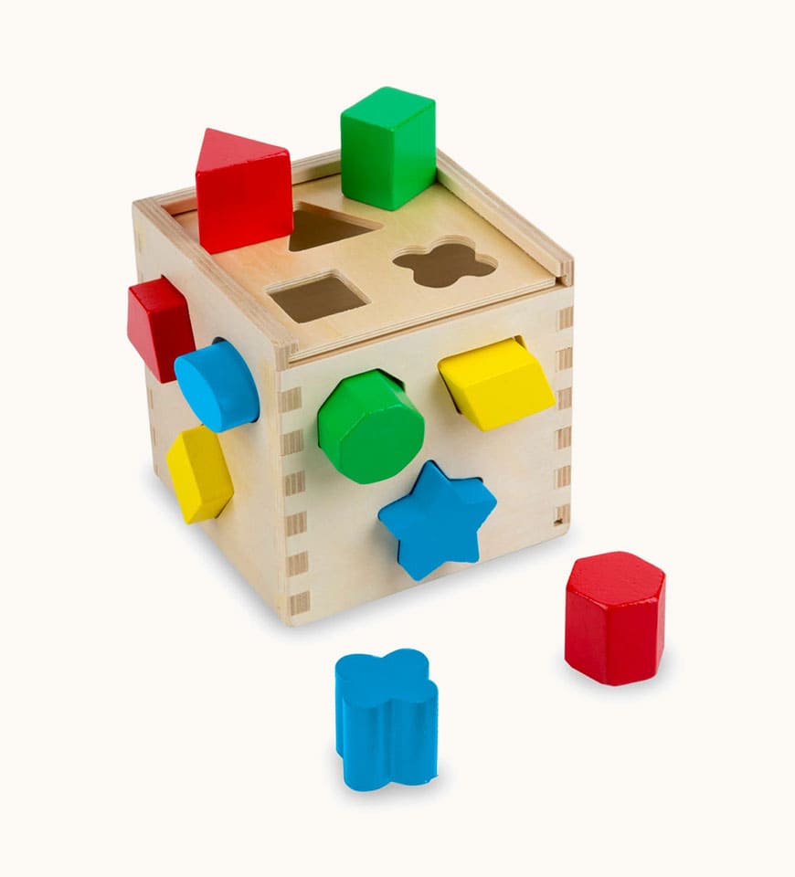 Shape sorting cube classic toy- Buy Mongo-Themed Kids toys Online | mongo