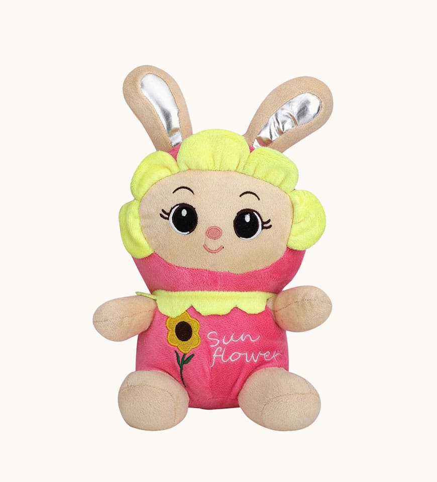Sunflower lightweight bunny doll - Buy Mongo-Themed Kids toys Online | mongo
