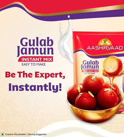 Aashirvaad Gulab Jamun Instant Mix- Buy Mongo-Themed grocery Online | mongo