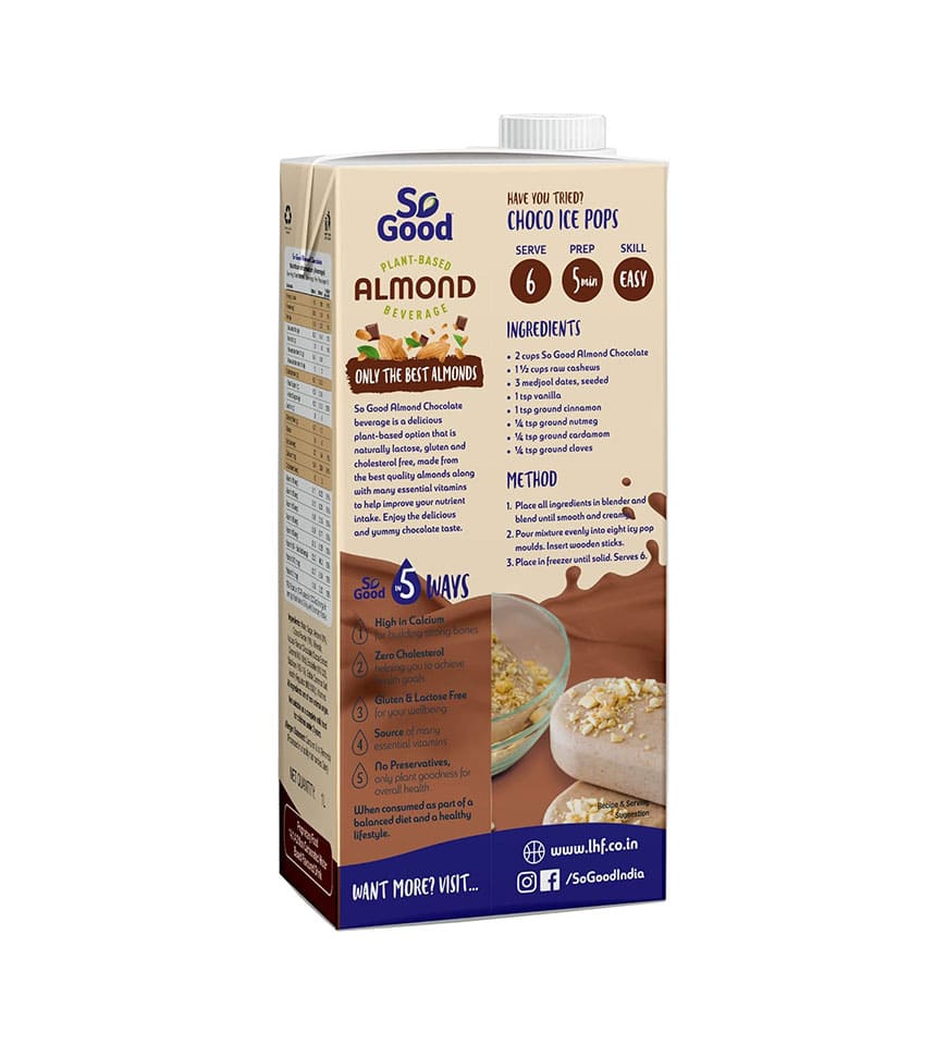 Plant Based Almond Beverage Chocolate- Buy Mongo-Themed grocery Online | mongo