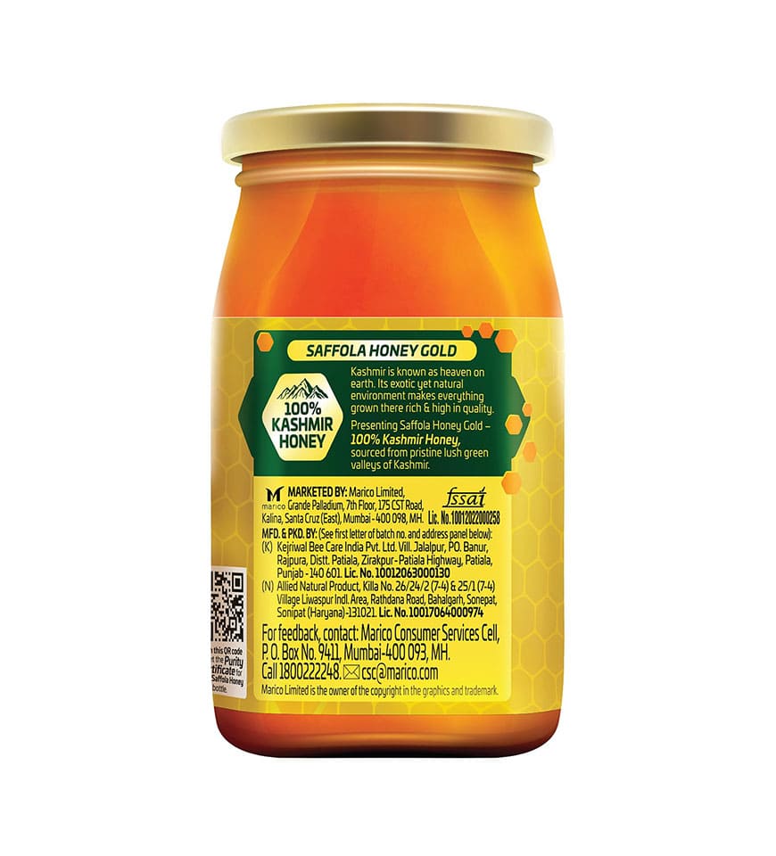 Saffola Honey Gold- Buy Mongo-Themed grocery Online | mongo